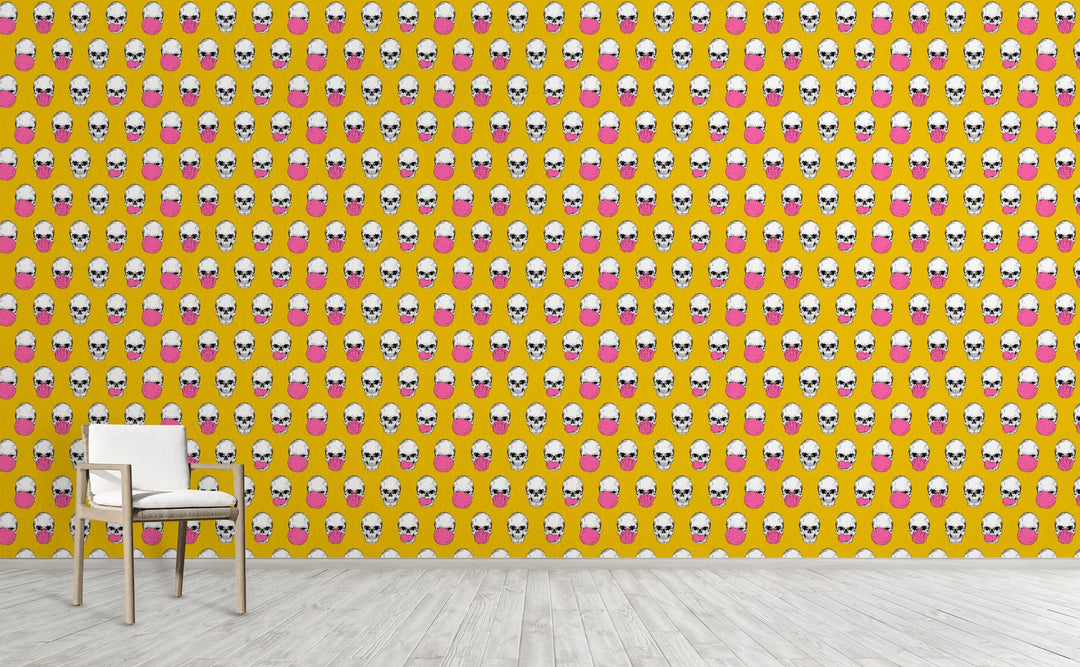 Be Refreshed Chew wallpaper on an interior wall | Walls Need Love