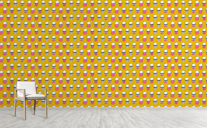 Be Refreshed Chew wallpaper on an interior wall | Walls Need Love