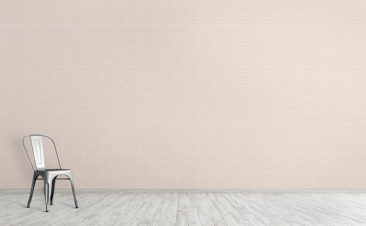 Blush Watercolor Stripes wallpaper on an interior wall | Walls Need Love
