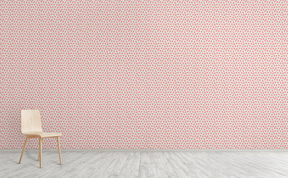 Peach Wallpaper by Walls Need Love