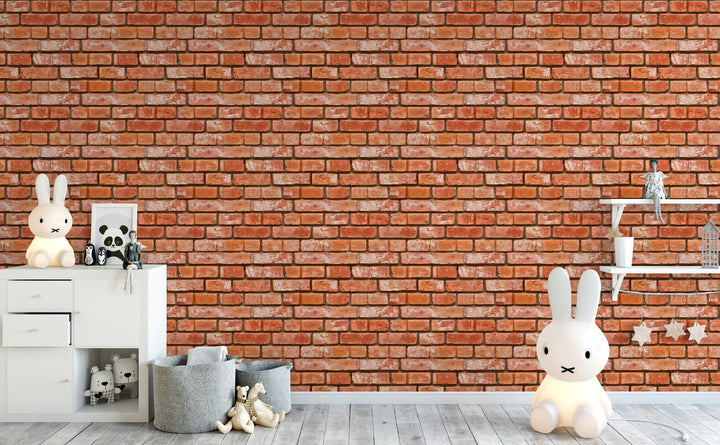 Realistic Bricks wallpaper in a kids room | Walls Need Love
