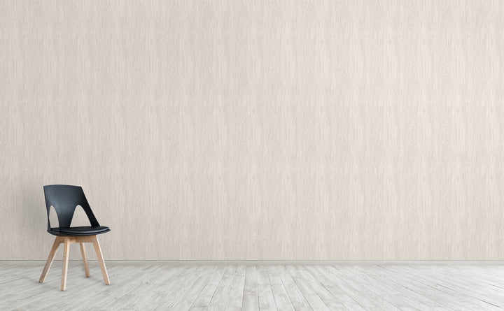 Faux White Wood Grain wallpaper on an interior wall | Walls Need Love
