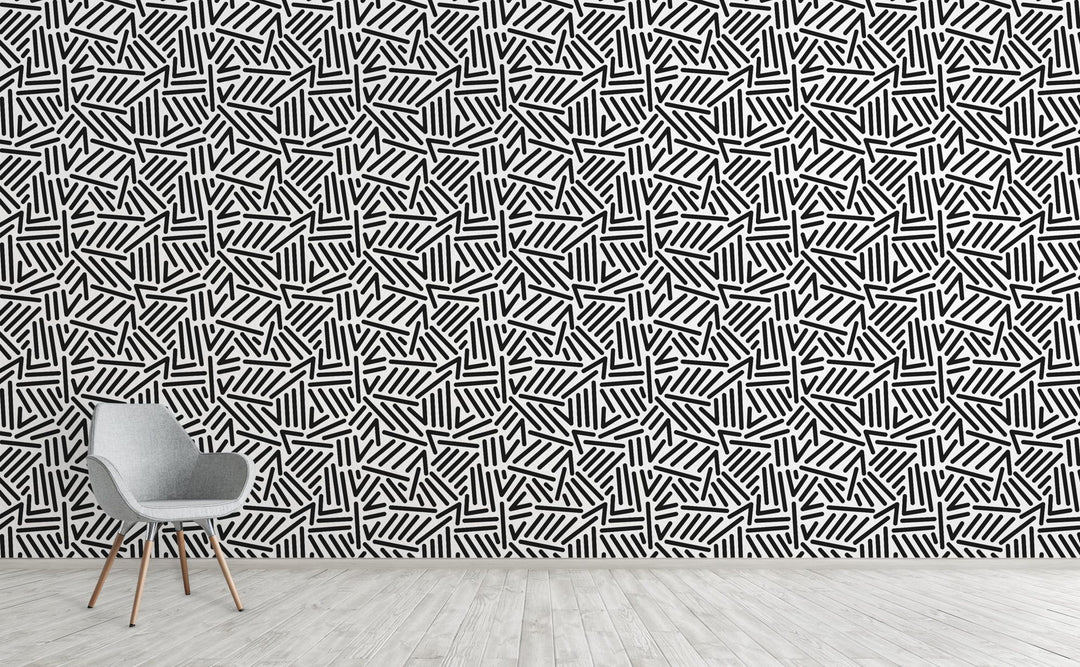 Retro Pop wallpaper on an interior wall | Walls Need Love