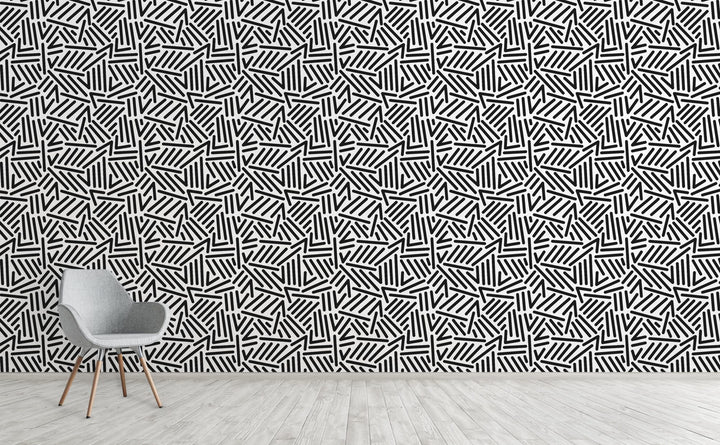Retro Pop wallpaper on an interior wall | Walls Need Love