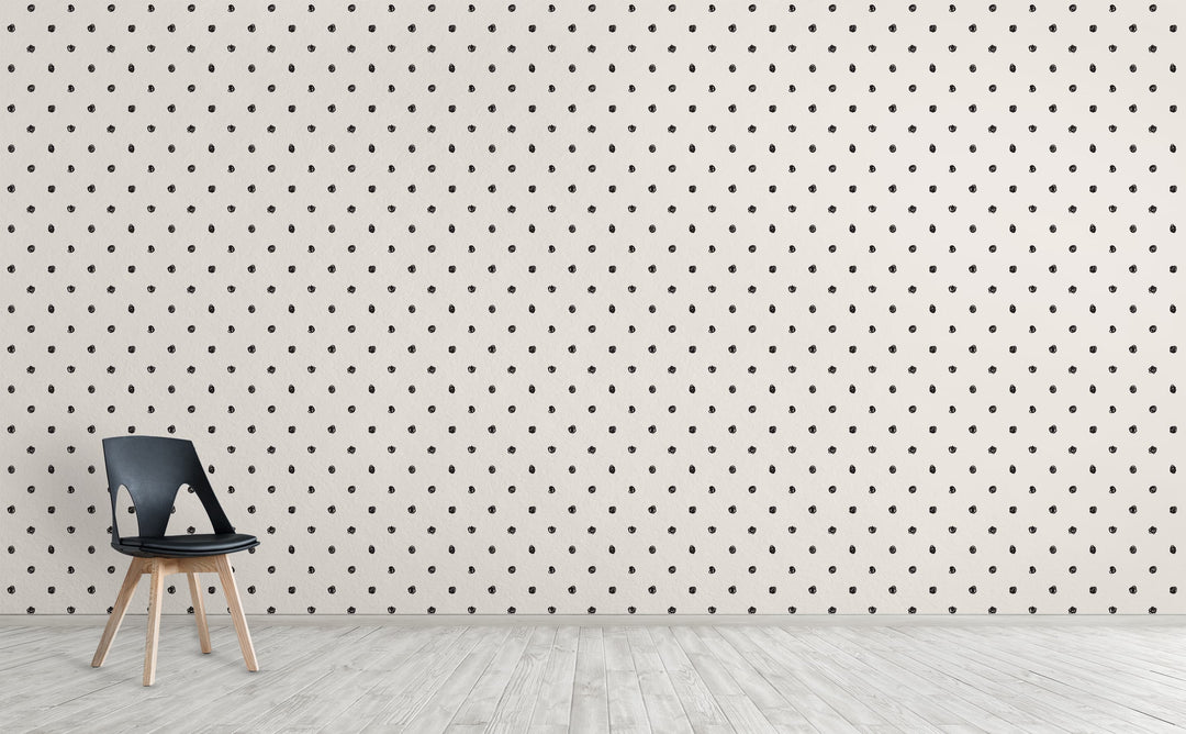 Scribble Dots Wallpaper by Walls Need Love
