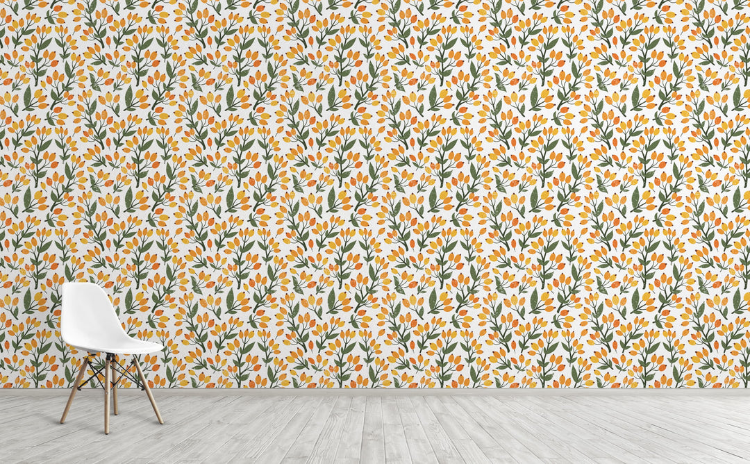 Brassia Wallpaper by Walls Need Love