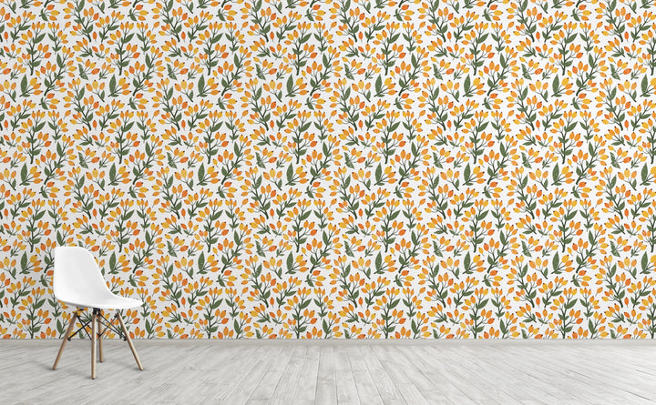 Brassia Wallpaper by Walls Need Love