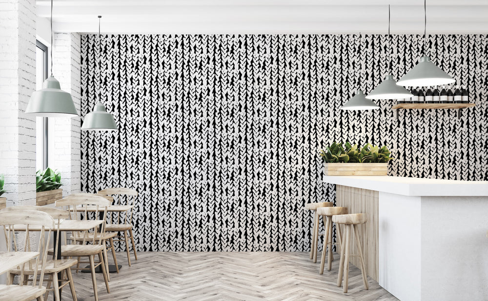 Spirit Free wallpaper in a restaurant | Walls Need Love