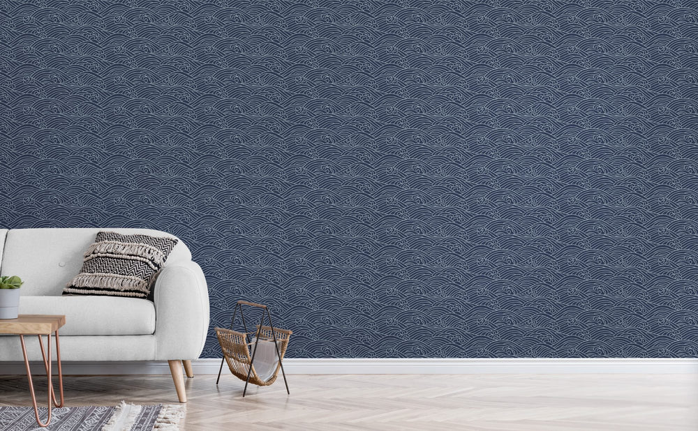 Ragetti wallpaper in a living room | Walls Need Love