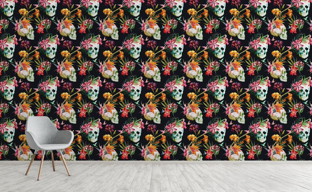 Buried Treasure Wallpaper Pattern by Walls Need Love