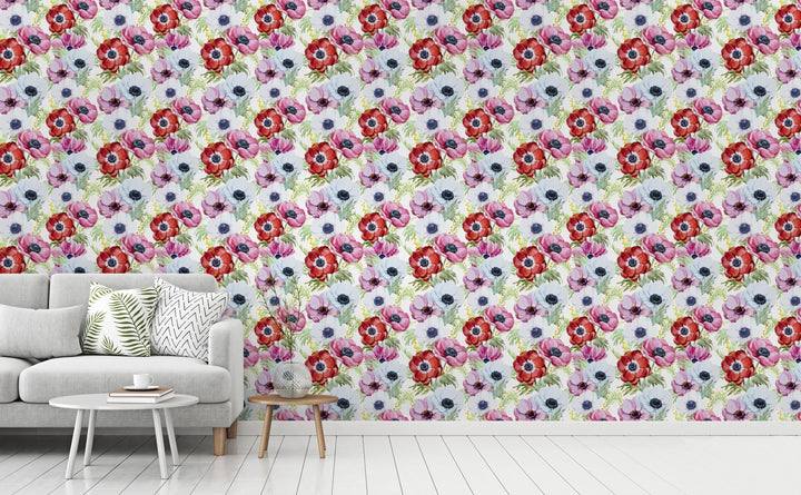 Plentiful Poppies | Wallpaper