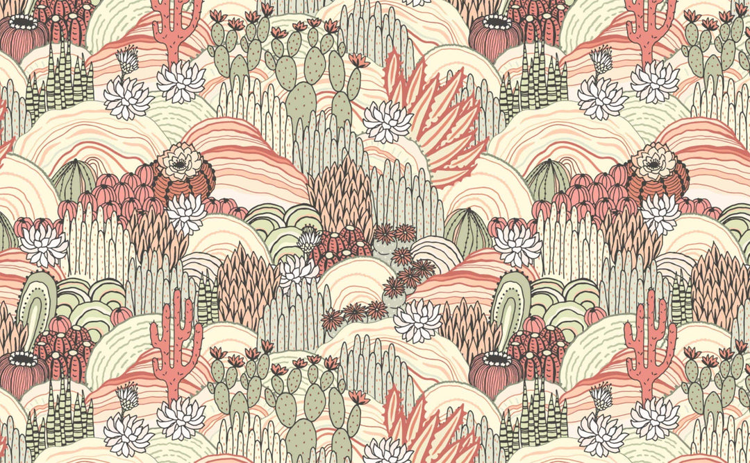 Mauve Mirage Wall Mural by Walls Need Loveå¨