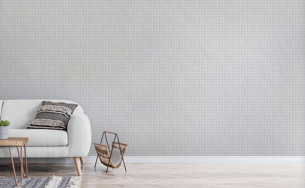 Greydiant wallpaper in a living room | Walls Need Love