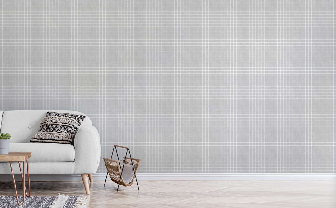 Greydiant wallpaper in a living room | Walls Need Love
