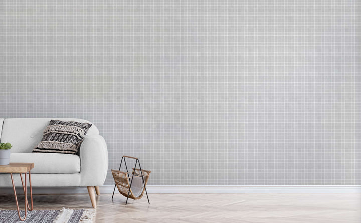 Greydiant wallpaper in a living room | Walls Need Love