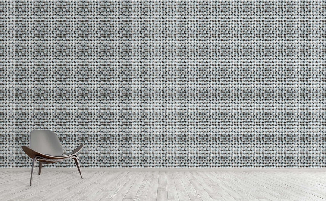 Calico Crystals wallpaper on an interior wall | Walls Need Love