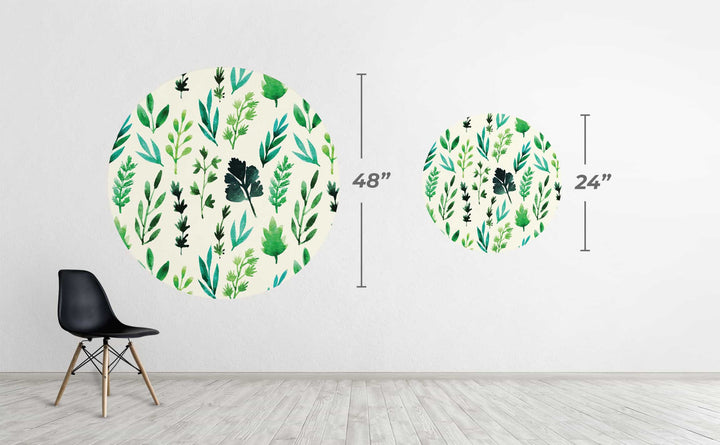 Herb Garden Circle Wall Decal by Walls Need Love®