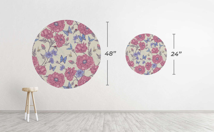 Minnie Circle Wall Decal by Walls Need Love┬«