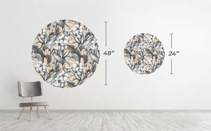 Mabel Circle Wall Decal by Walls Need Love┬«