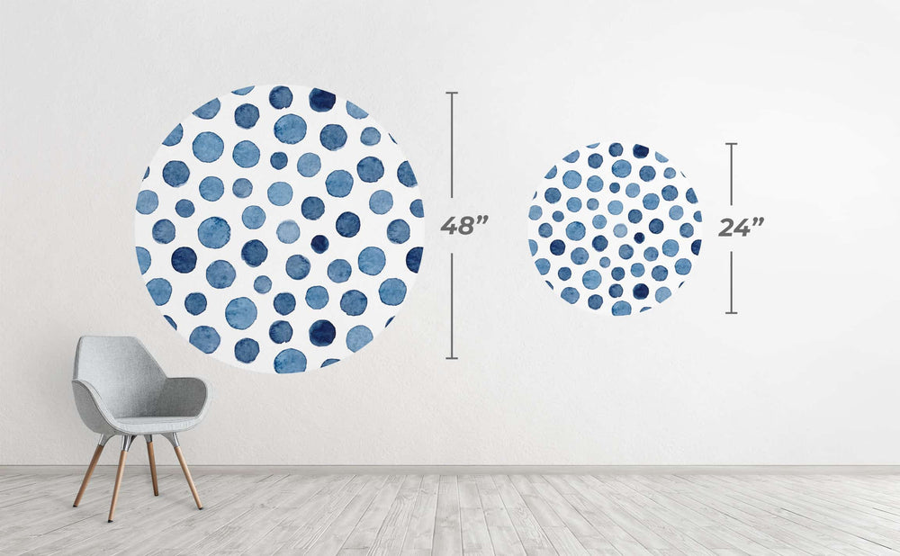 A Spot of Fun Circle Wall Decal by Walls Need Love┬«