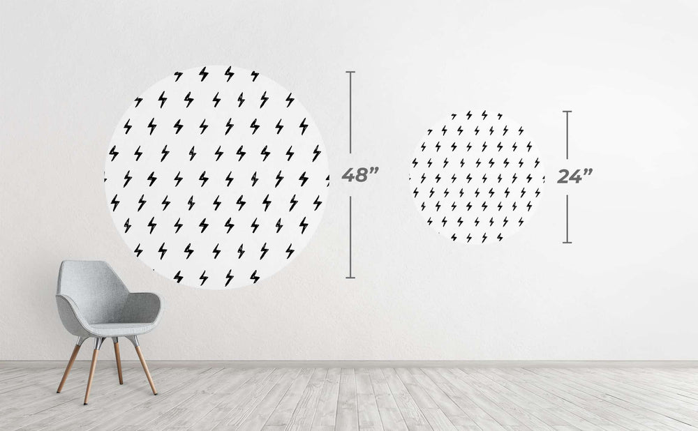 Get This Straight Circle Wall Decal by Walls Need Love┬«