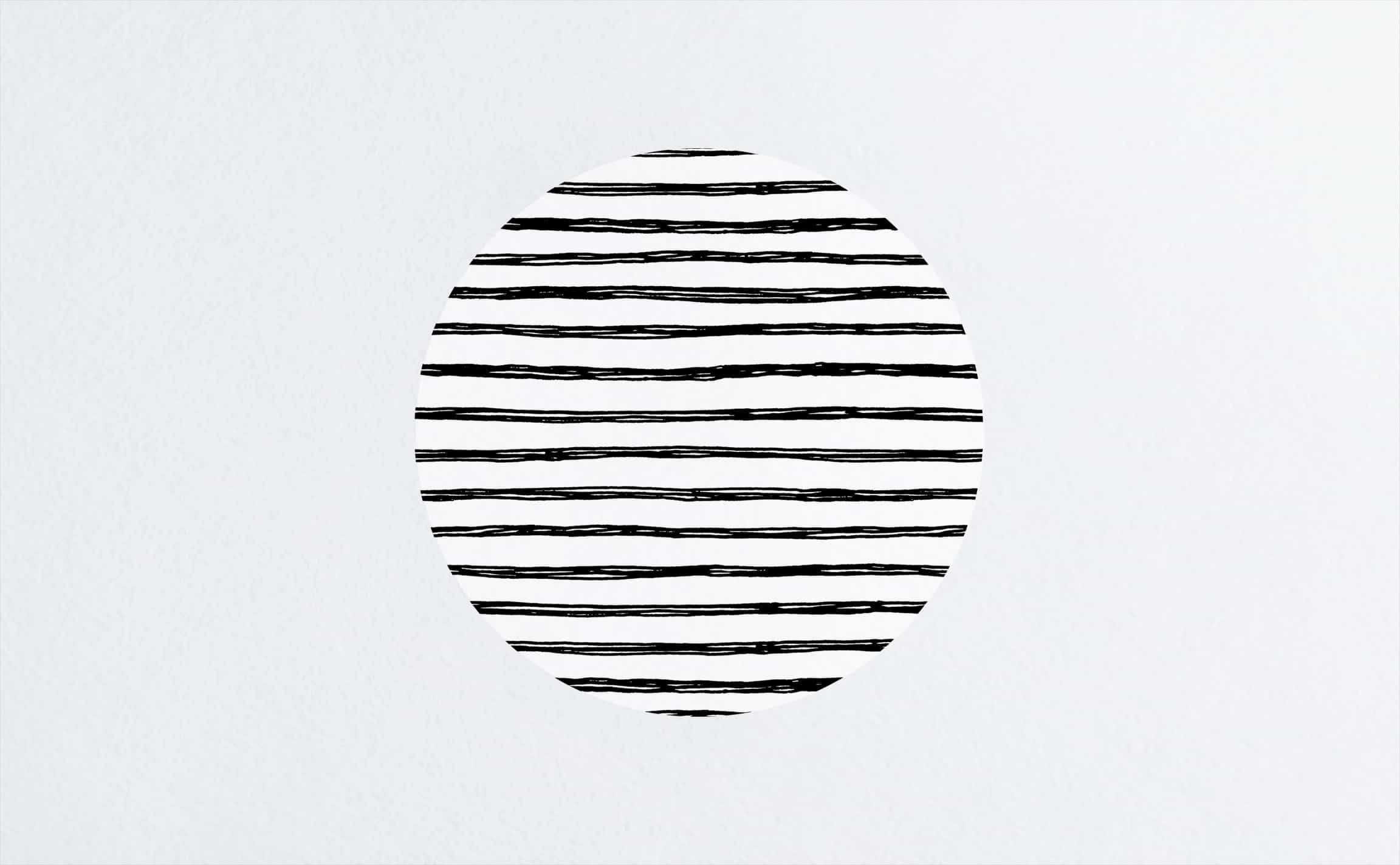 Inked Lines Circle Wall Decal by Walls Need Love┬«