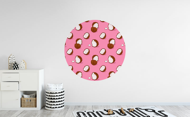 Coconut Circle Wall Decal by Walls Need Love┬«