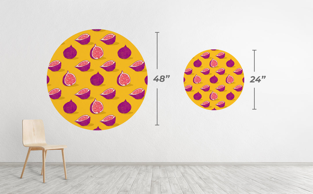 Fig Circle Wall Decal by Walls Need Love┬«