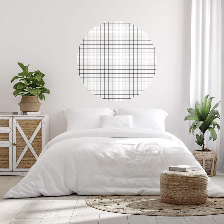 Grid Circle Wall Decal by Walls Need Love┬«