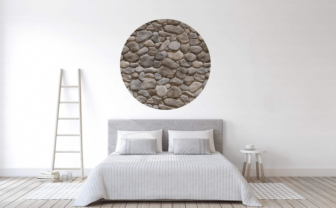 3D Stone Circle Wall Decal by Walls Need Love┬«