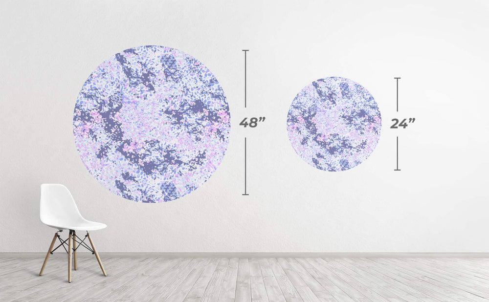 Purple Spot Circle Wall Decal by Walls Need Love┬«