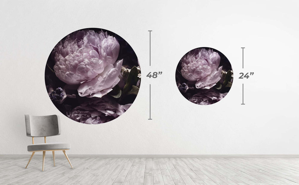 Lavender Nights Circle Wall Decal by Walls Need Love┬«