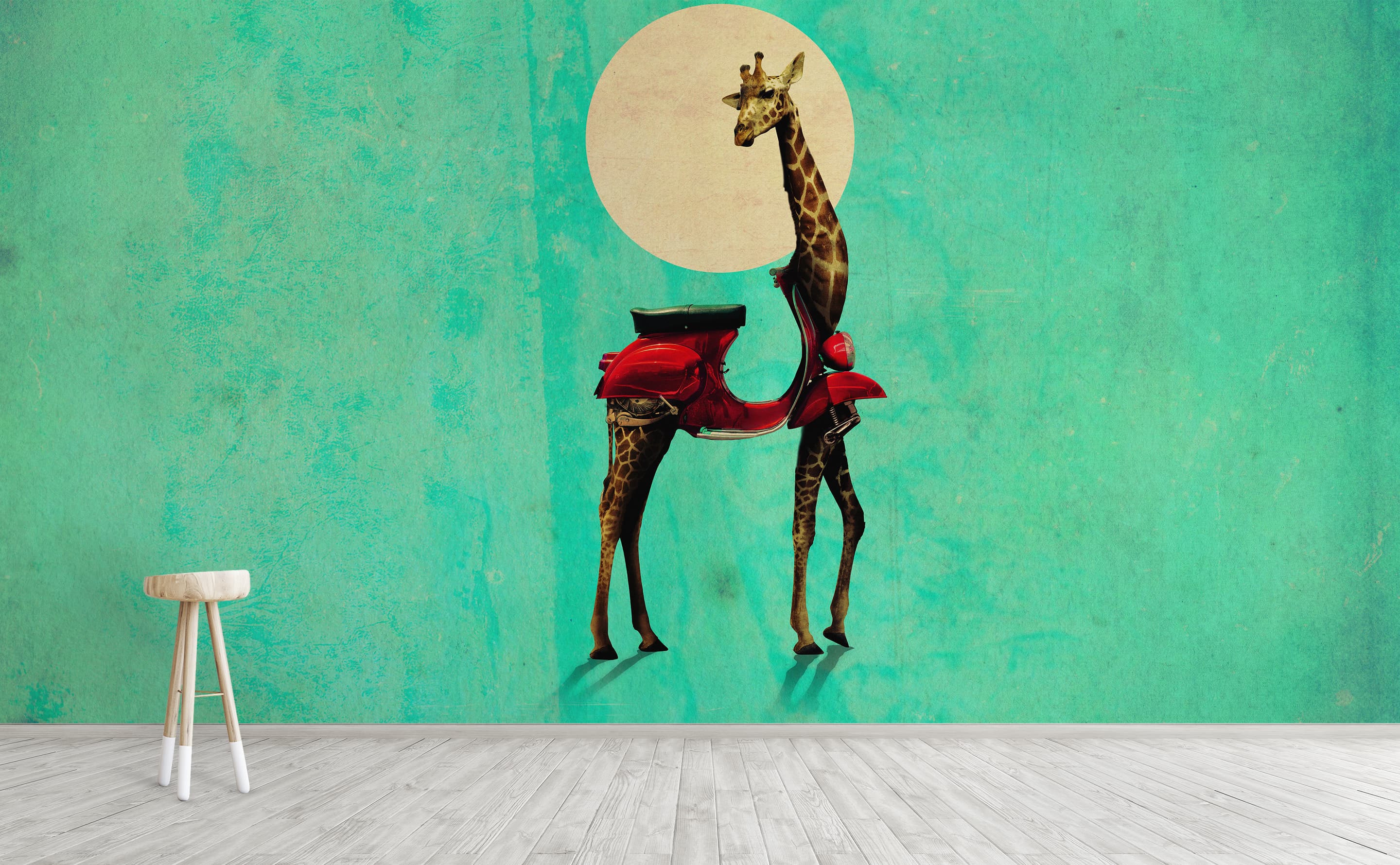 Giraffe Wall Mural by Walls Need Loveﾮ