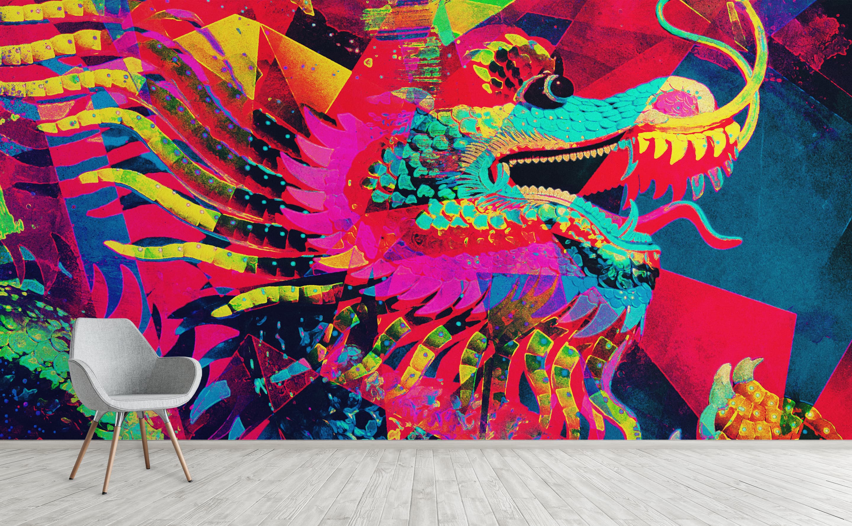 Dragon Wall Mural by Walls Need Loveﾮ