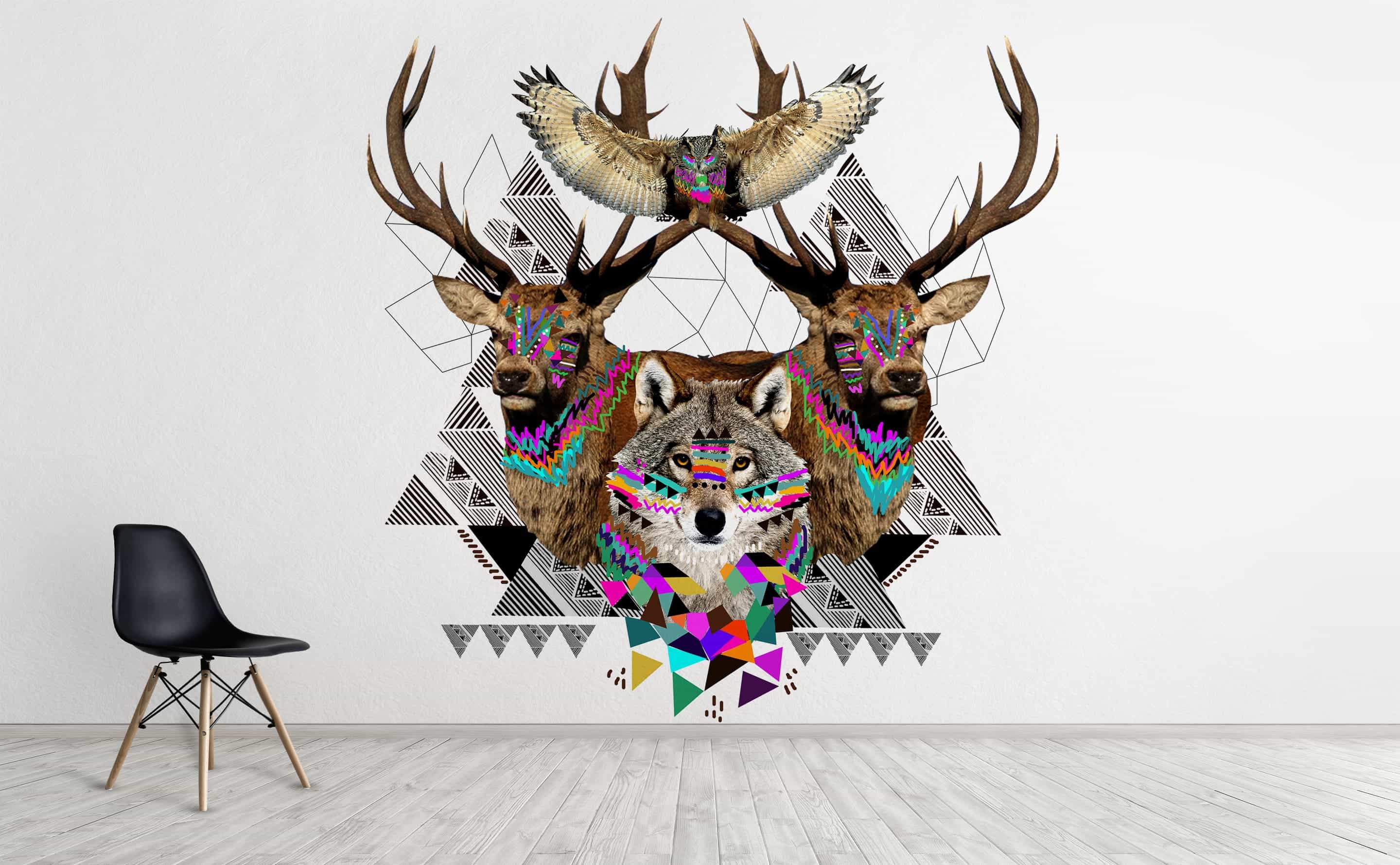 Forest Friends Wall Mural by Walls Need Love®