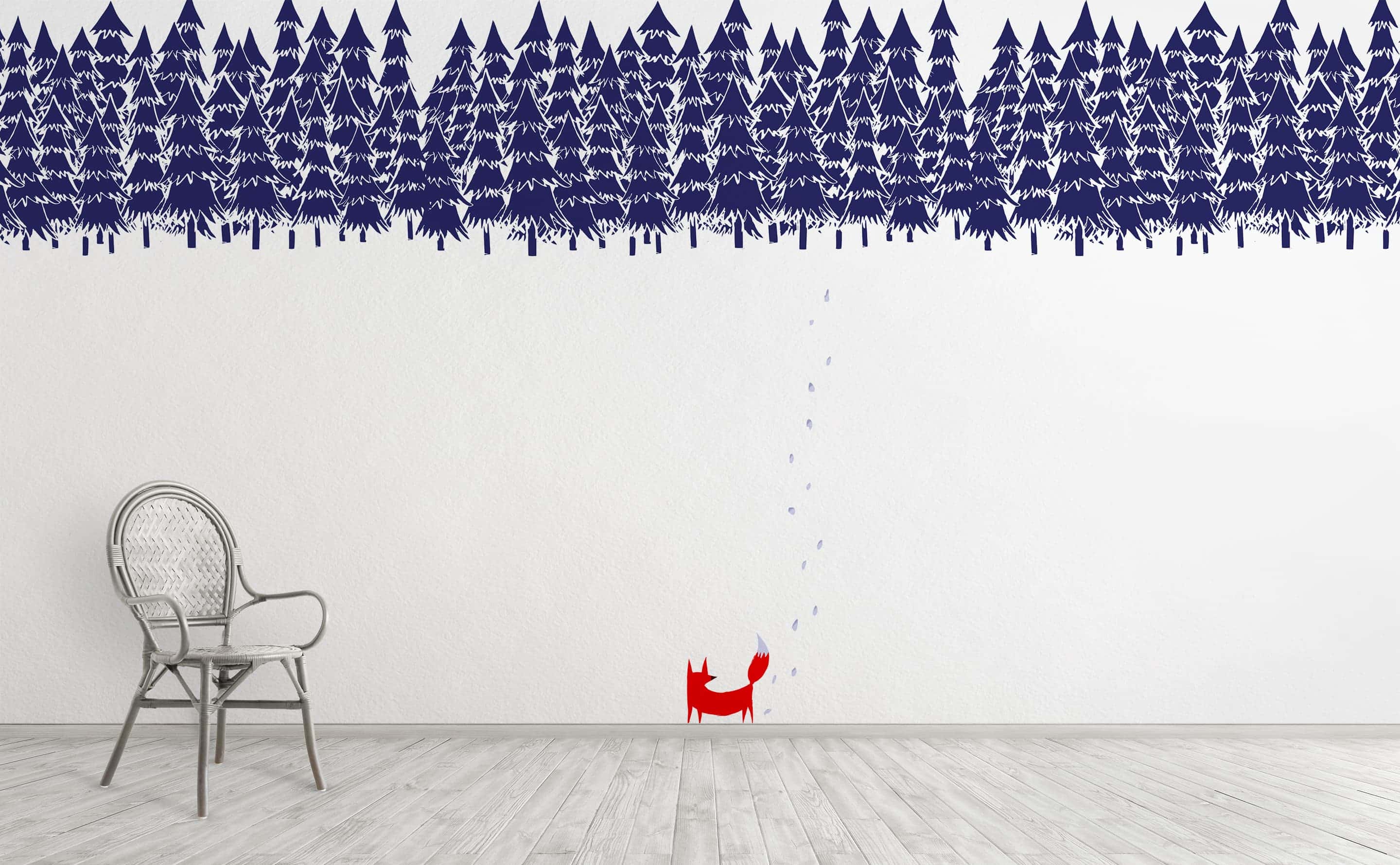 Alone in the Forest Wall Mural by Walls Need Love®