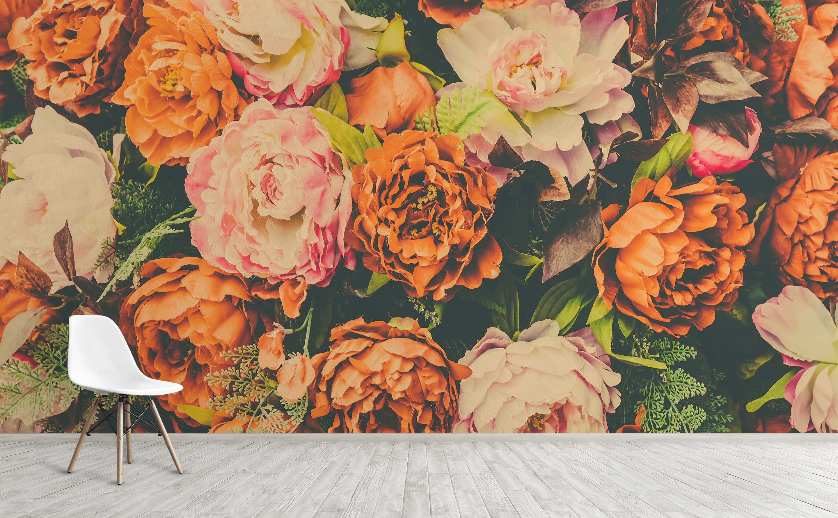 Vintage Flower Wall Mural by Walls Need Loveﾮ