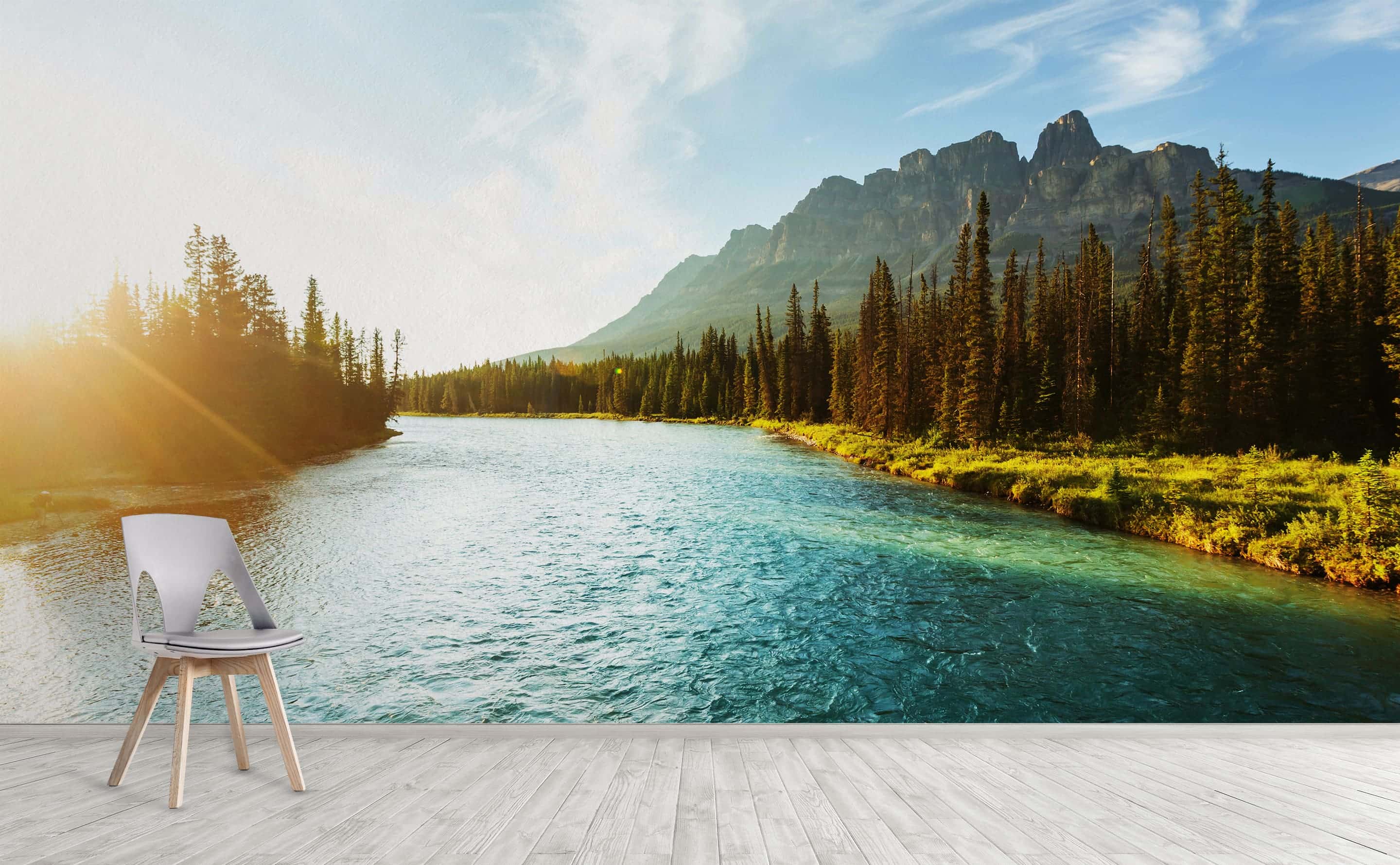 Castle Mountain Wall Mural by Walls Need Love®