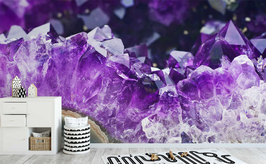 Photorealistic Crystal and Geode Wallpaper Collection – WallsNeedLove