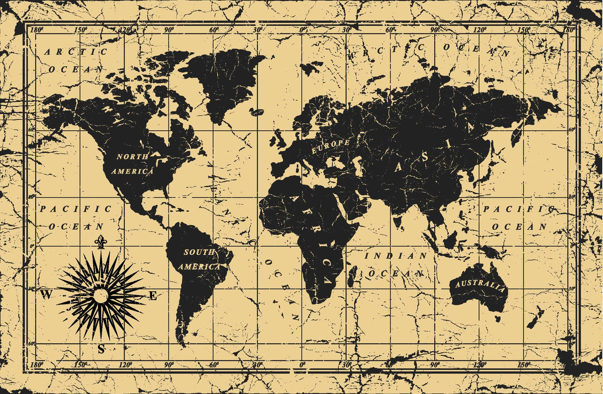 Get World Map Wallpaper, Murals for walls India - Giffywalls