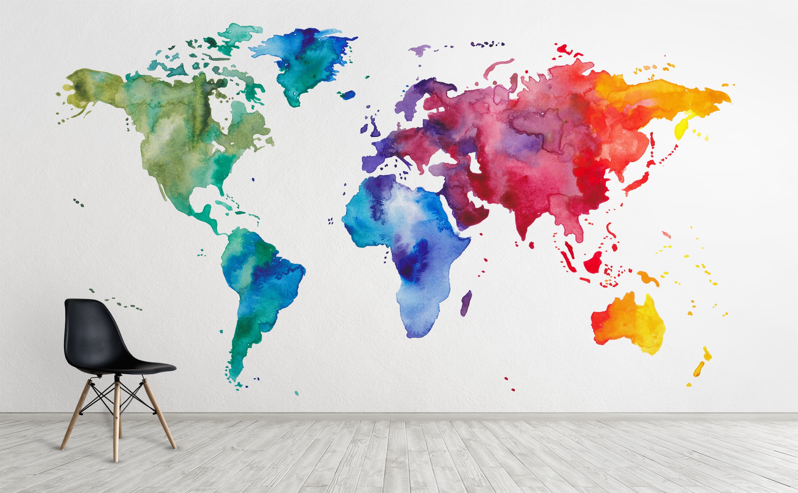 Painted Peace Wall Mural by Walls Need Love®