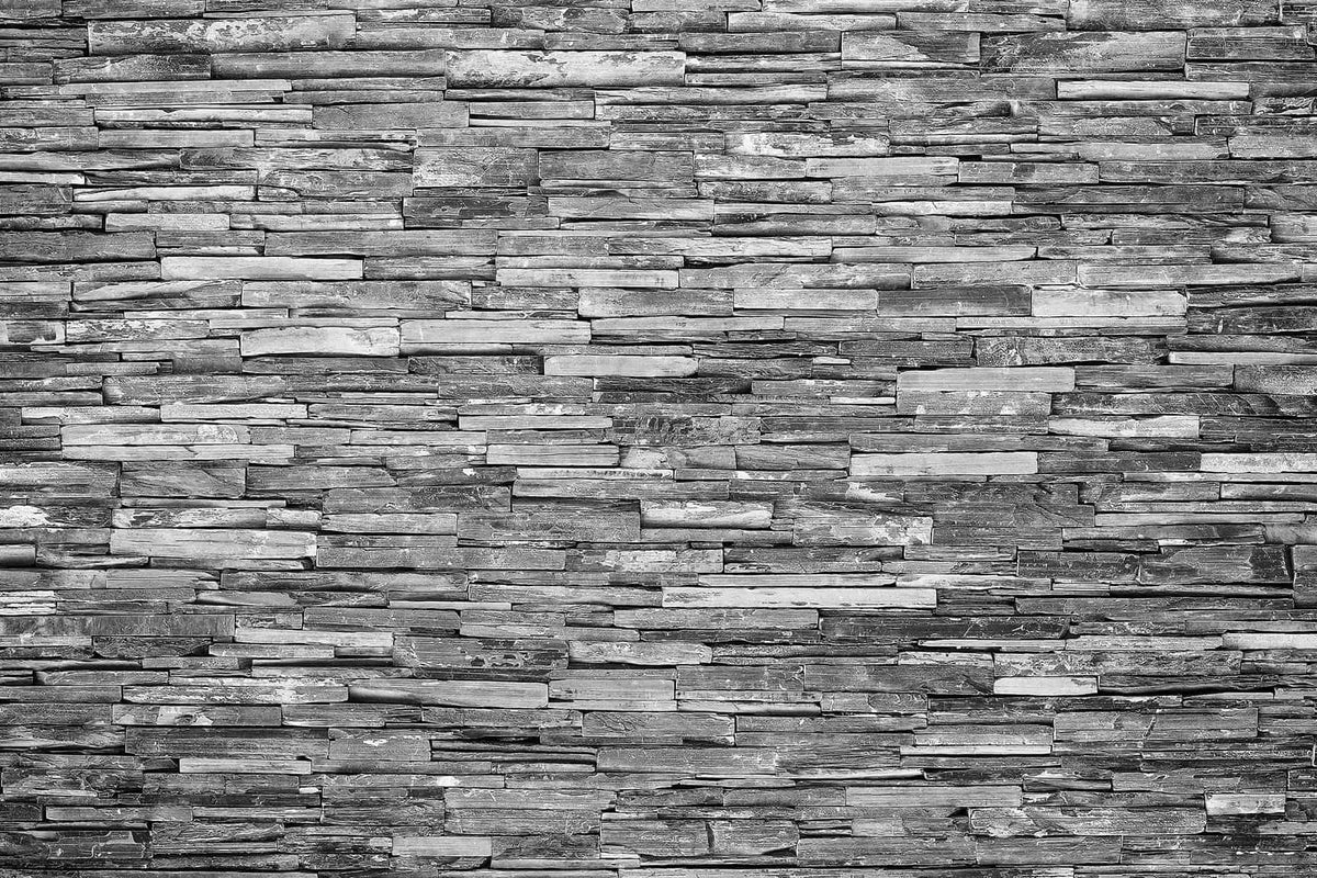 Stacked slate stone natural texture Wall Mural | Slatescape