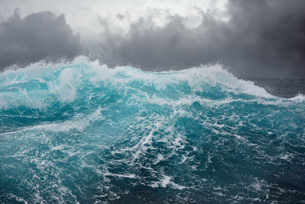 Stormy Seas Wall Mural by Walls Need Love