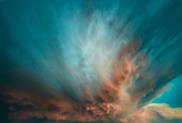 Cloud Poetry Wall Mural by Walls Need Love