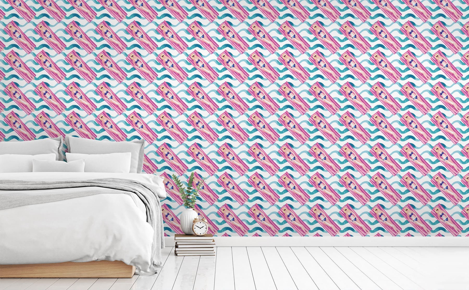 Pool Lounging Wallpaper for Walls