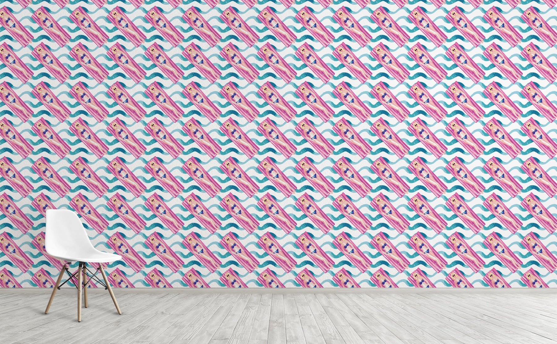 Pool Lounging Wallpaper for Walls