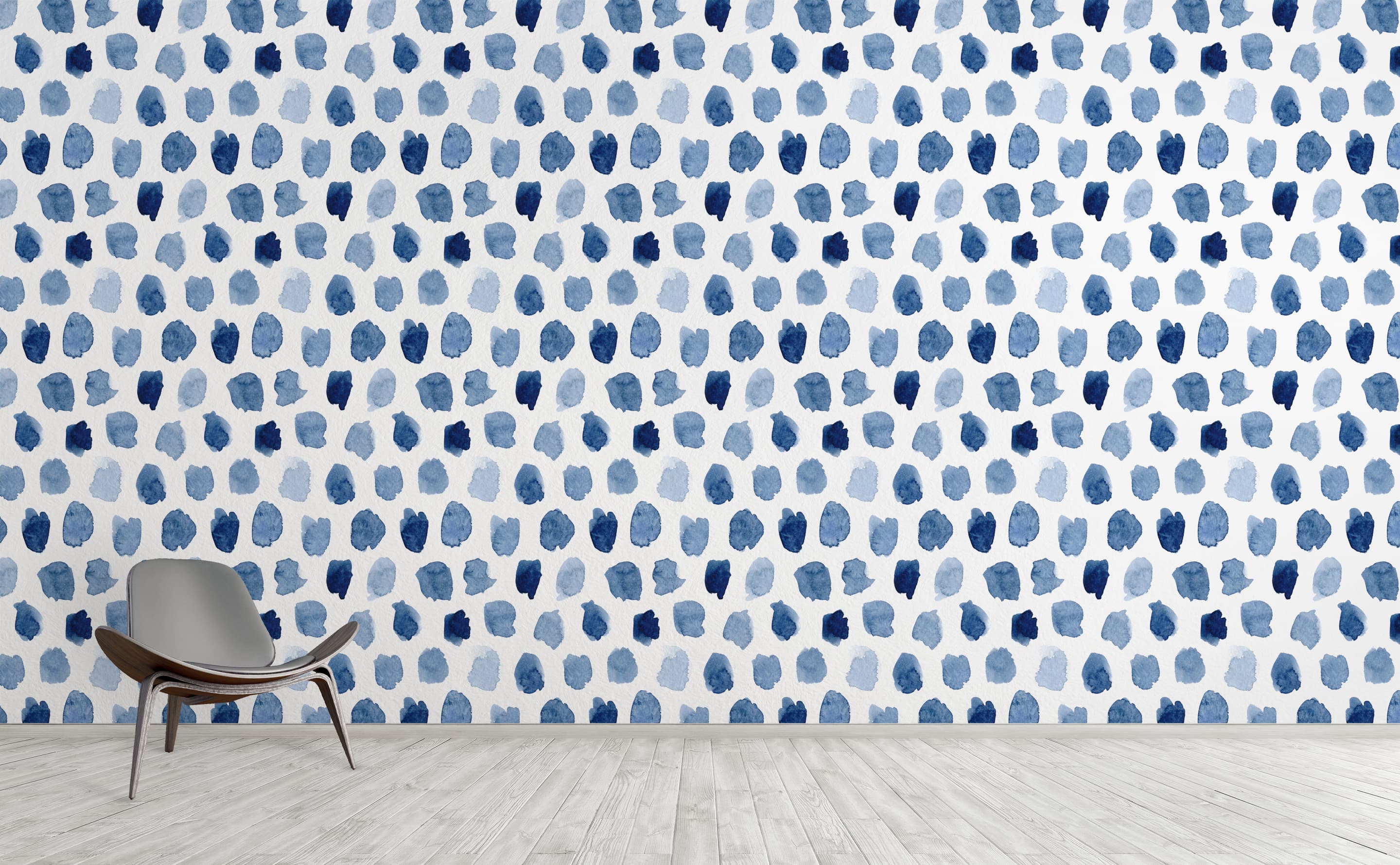 blue white pattern wallpaper