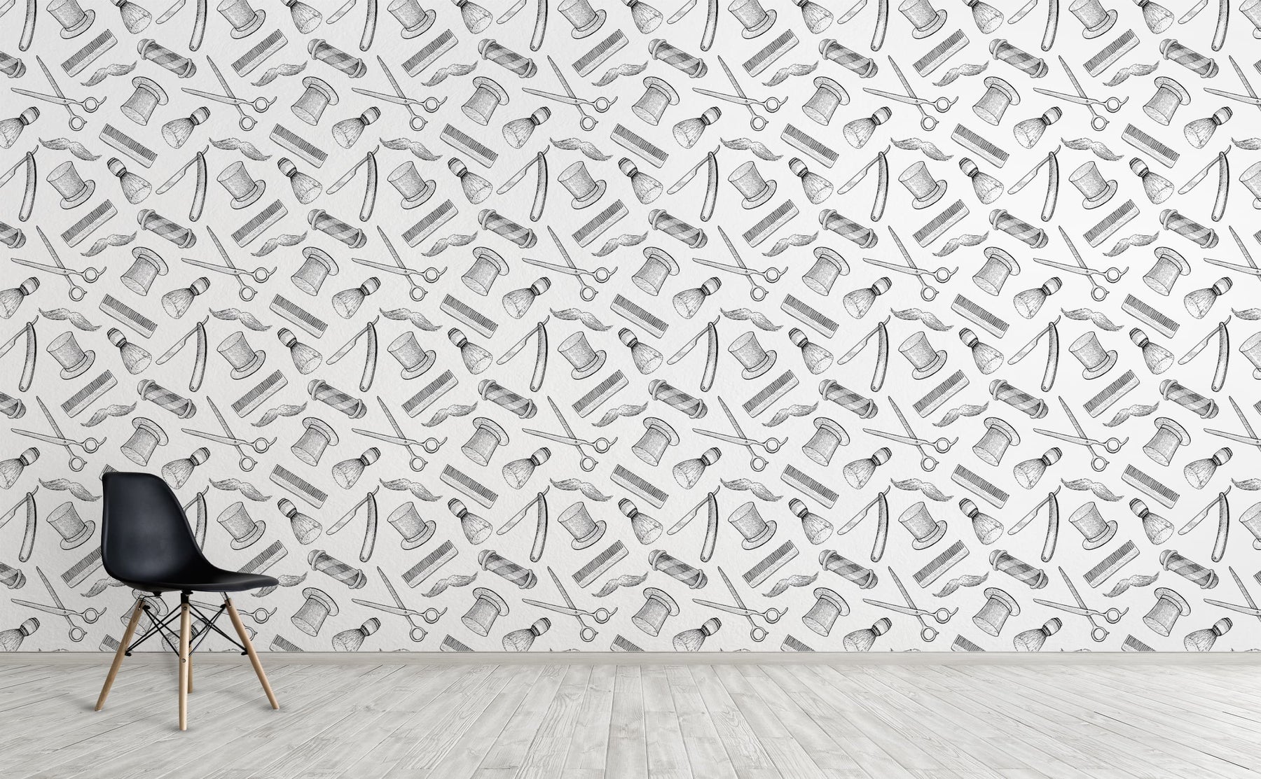 barber wallpaper shop