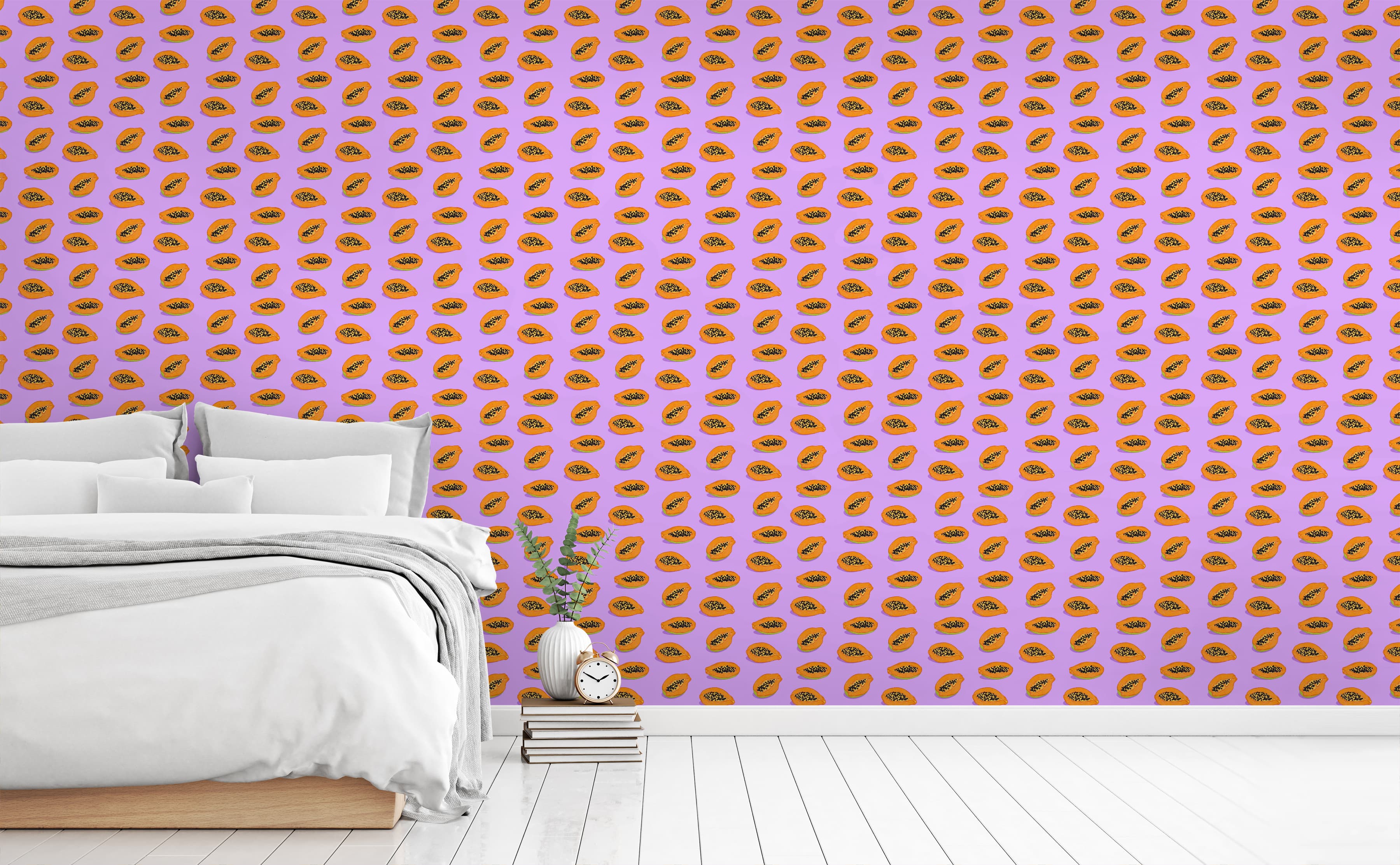 Papaya Seamless Pattern Fruit Background Graphic by jannta · Creative  Fabrica