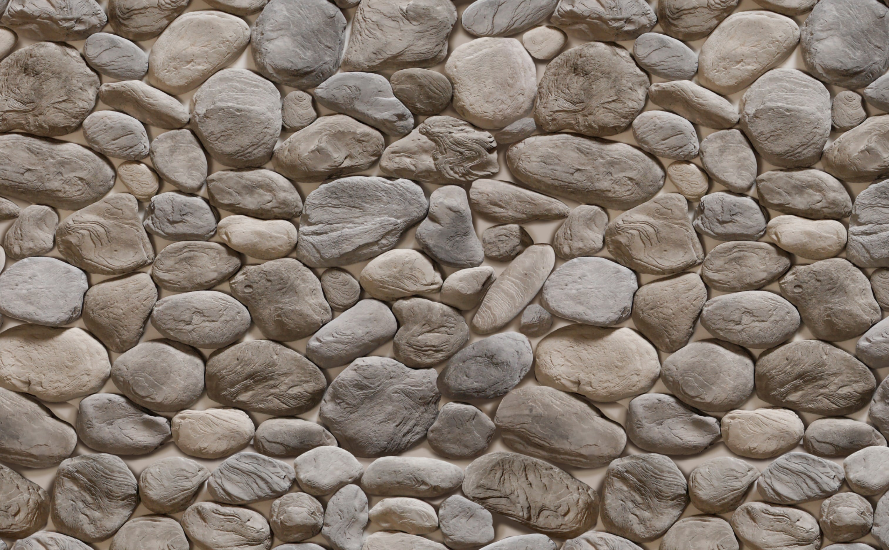 River Rock Wall Covering River Rock Wall Cladding | Pebble Shaped